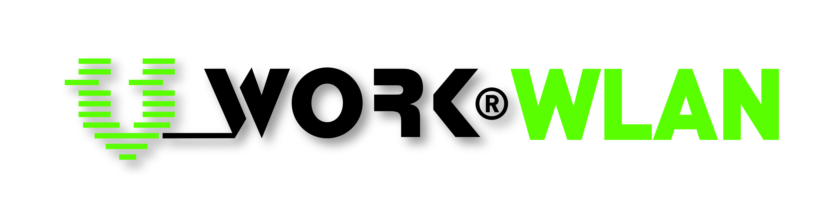 vWORK WLAN Schriftzug